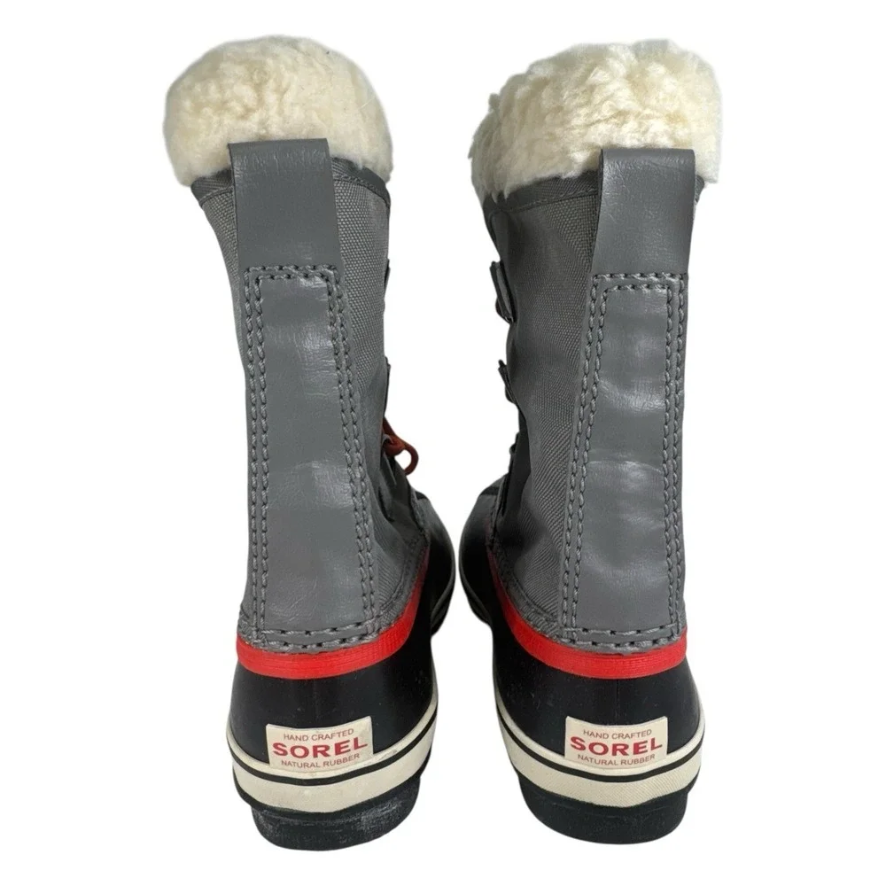 Sorel Yoot Pac Nylon Quarry Winter Boots Sail Red Size 1 No Box